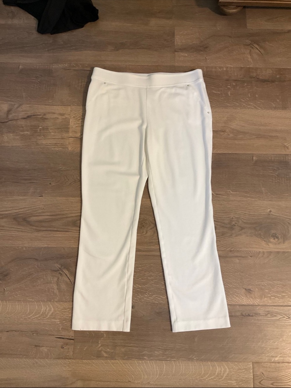 INC International Concepts white slim fit stretchy pants, 16